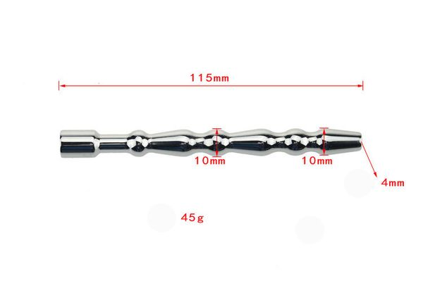 Prodotto per adulti In Acciaio Inox Peins Plug Sounding Uretra Maschile Suono Giocattolo Catetere di Castità Uretrali Dilatatori Giocattoli Del Sesso