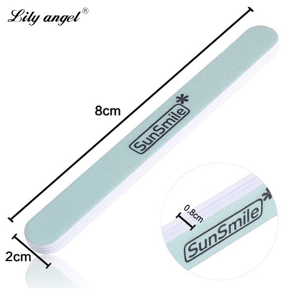 

wholesale- lily angel 2pcs nail polishing tool buffer manicure buffing sand sponge files double sides nail file nail art beauty tools z