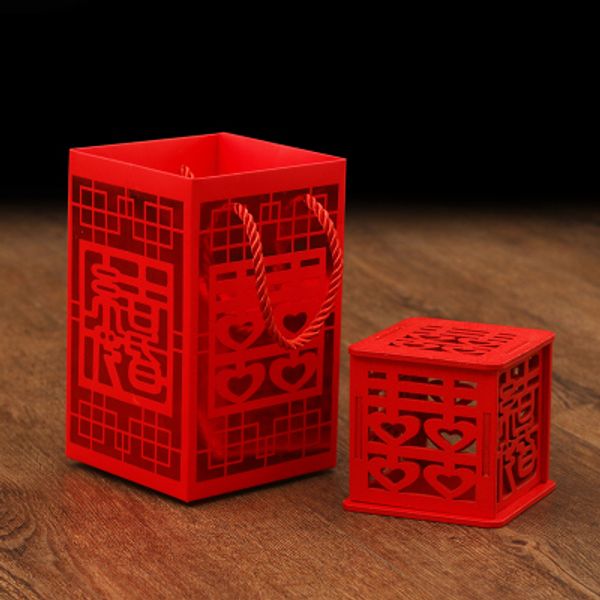 

деревянная коробка конфеты слова полости hi с мешком подарка, коробкой конфеты венчания персонализировала китайское красное деревянное