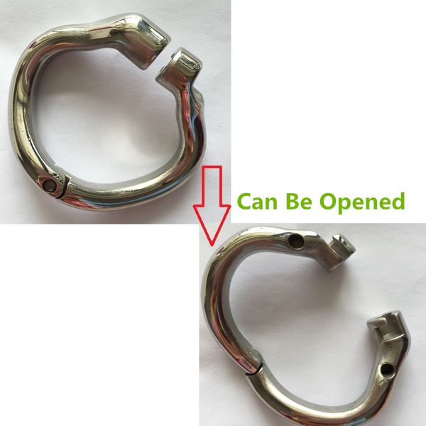

male new ring mouth open ring stainless snap chastity device for steel cock men toys for arrival lvkst