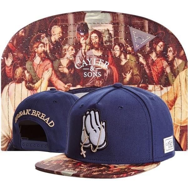 

Новый бренд Кейлер сыновья христианский Иисус молитва Тайная вечеря бейсбол strapback шляпа спорт хип-хоп мужчины женская мода ВС snapback cap