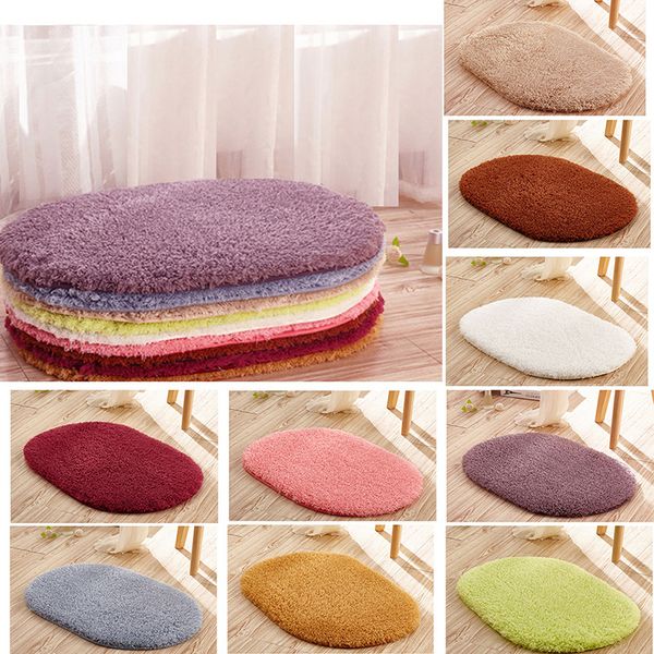 

wholesale-high-quality absorbent soft bathroom bedroom floor non-slip door mat bath shower rug 30*50cm