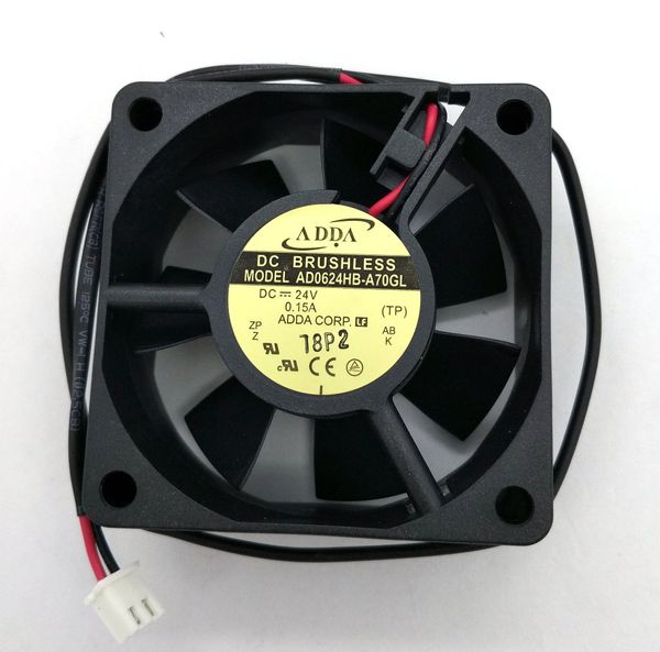 

новые оригинальные adda ad0624hb-a70gl 24v 0.15a 60 * 60 * 25mm инвертора охлаждающий вентилятор