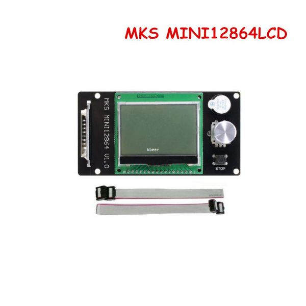 Freeshipping Impressora 3D Peças Reprap LCD MKS MINI12864LCD Controlador de Exibição Para Placa Mega 2560
