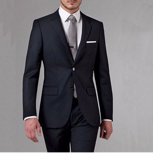 

preto dos homens de negcio ternos feitos sob encomenda bespoke clssico preto ternos de casamento para os homens feito sob medida terno, White;black