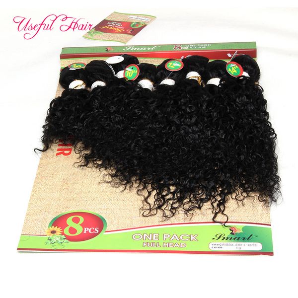 Frete grátis Cabelo encaracolado brasileiro personalizado 250g tecido humano Ombre Kinky Curly Hair Wet Wet Wavy Ombre Curly Weave Bundles para marley