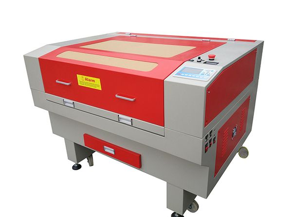 9060 60 W CO2-Lasergravur- und -schneidemaschine. Wabentisch für ABS, Acryl, Stoff, Leder und andere nichtmetallische Materialien