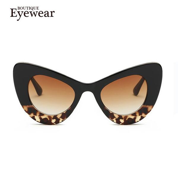 

wholesale-boutique popular fashion women cat eye sunglasses inspired retro vintage sun glasses, White;black