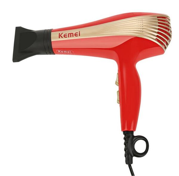 Ds Kemei Km899 Ventilador iônico cerâmico 1000W Secador de cabelo profissional para salão de beleza de alta potência 220V Secador de cabelo doméstico Plugue UE3012193