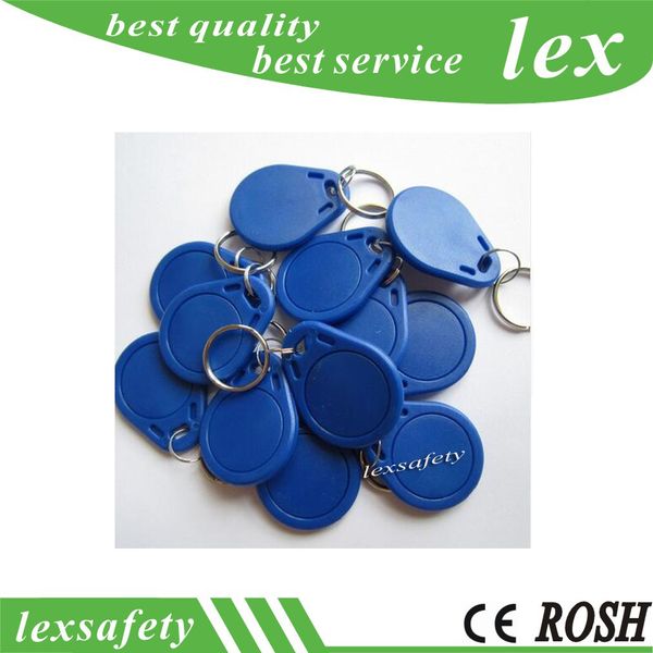 

100pcs/lot f08 keyfob card frequency 13.56mhz classic key ring fob abs rfid unique key fobs for access control