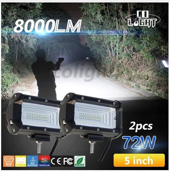 

72 в веодиодна панел Ѭабо 5-дймовй 8000lm поок 4wd веовой баѬ гѬђзовик 24 в д