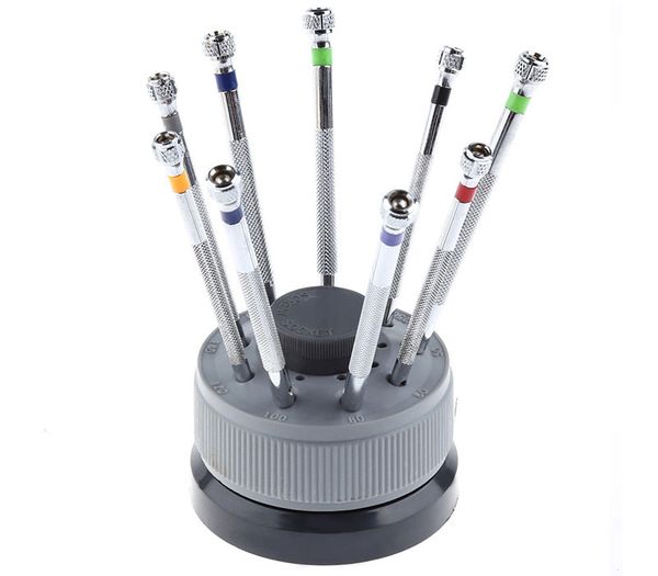 

2017 new watch repair tool watch screwdriver metal cutter head watchmaker repair tool set screwdriverrotating stand selling8172136
