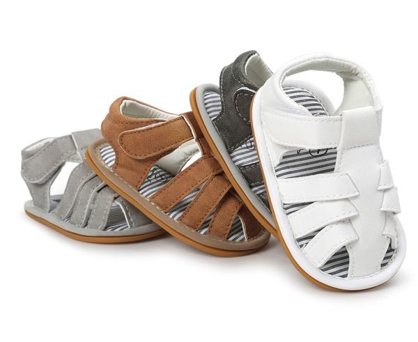 

Prewalker Детские Мальчики Сандалии Малышей Мягкой Подошве Обувь First Walker Shoes 4 цвета Лето Качество 2018 Новый