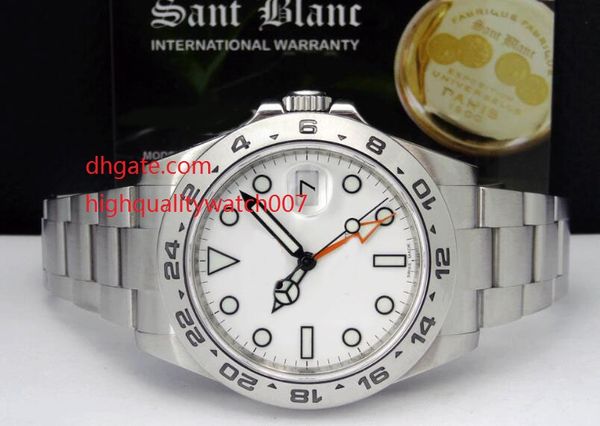 

HOT High Quality Brand Watch Automatic Ca l 2813Movement Watch Men White Dial 216570 Watches Sport 42mm Mens Watch Watches