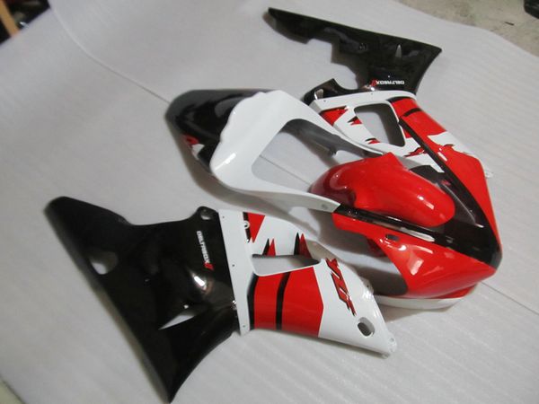 Personalizar personalizar carenagem kit para Yamaha YZF R1 2000 2001 vermelho branco preto carenagens set YZFR1 00 01 OT20