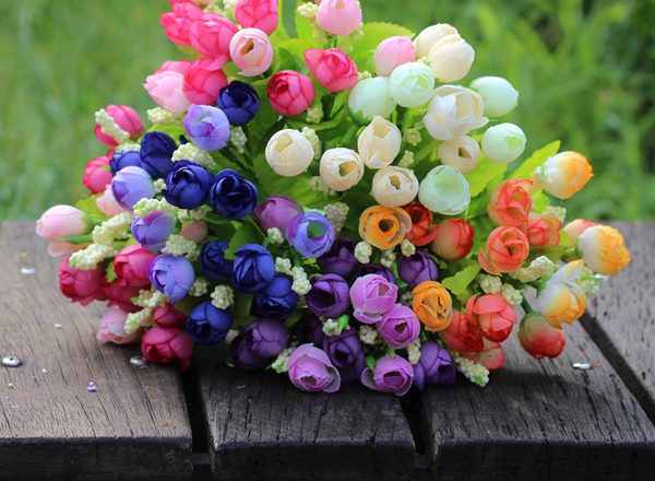 

15 flowers mini pearl bract stars bract rose artificial flower sitting room decorate silk flower