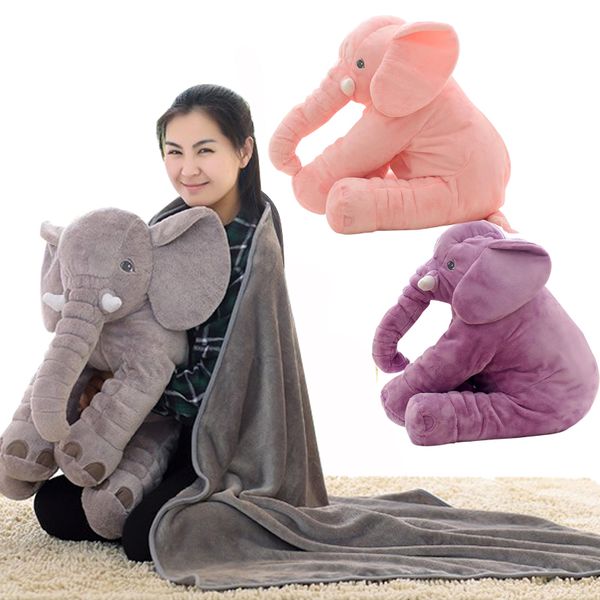

elephant pillow baby doll children sleep pillow birthday gift ins lumbar pillow long nose elephant doll soft plush ing
