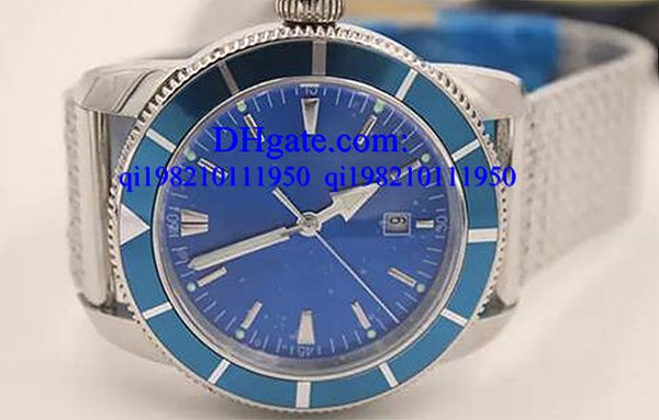 

luxury watches box automatic silver skeleton silver stainless belt stainless steel blue dial mens watches, Slivery;brown