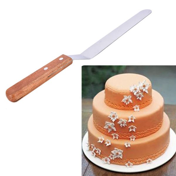 

wholesale- stainless steel butter cake cream knife spatula cake smoother icing frosting spreader fondant pastry cake cream knife kitchen