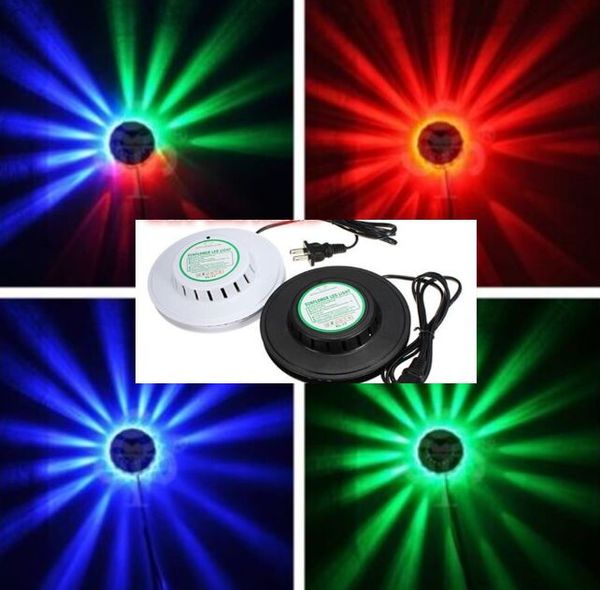 2017 NUOVO bianco nero Girasole LED Light Magic 7 colori 48 LED LED automatico a attivazione vocale RGB Stage Light per Disco Stage home party MYY