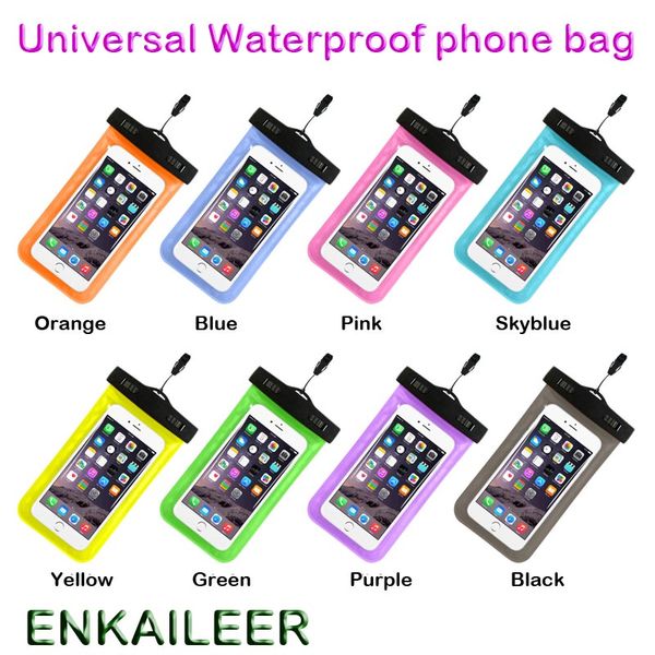 

camouflage waterproof case universal water proof bag armband pouch cover for all iphone 7 cell phone bag dhl fast ing