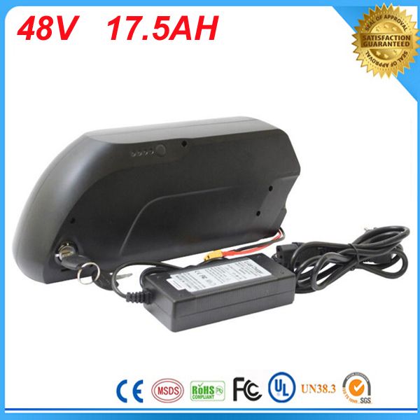 

electric bike battery 48v 17.5ah li ion battery with sanyo ga 18650 cells for bafang 8fun 48v 750w 1000w ebike moto with charger +5v usb
