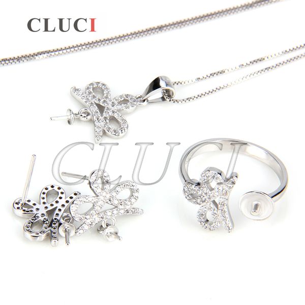 

Оптовая цена мода комплект ювелирных изделий штуцер стерлингового серебра 925 кулон серьги и кольцо