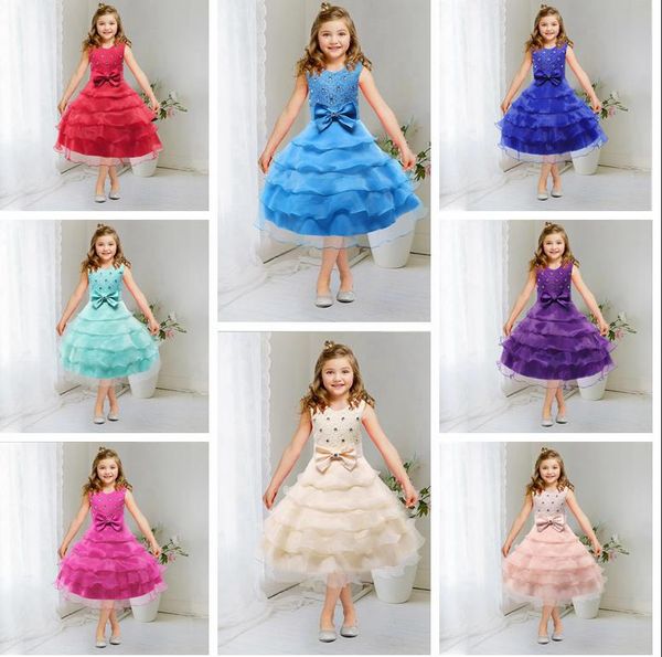 Acheter Robe De Mariée Formelle Pour Les Filles 2017 Robe De Mariée Princesse De Mariage Robes De Demoiselle Dhonneur Robe De Soirée à Petite Fille