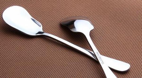 

410 stainless steel gourd shape ice-cream dessert tea spoons western food long handle for children or wholesale support custom