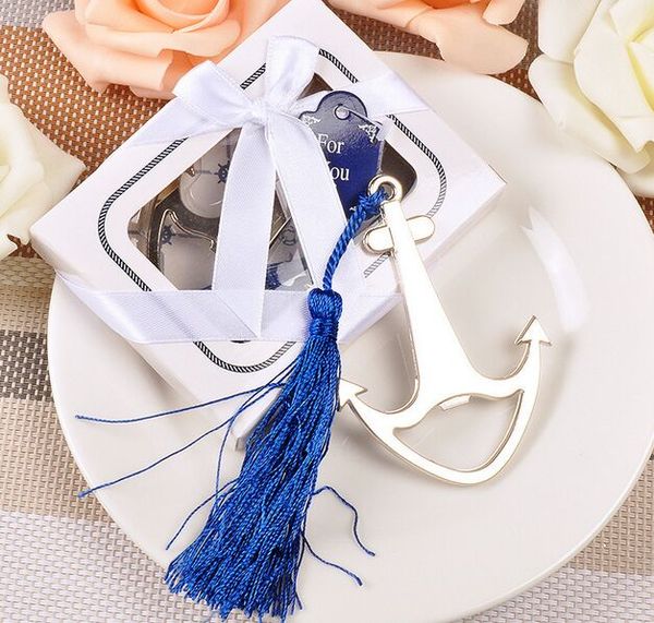 Hot Wedding Favors Gift Silver Nautical Themed Party Boat Anchor