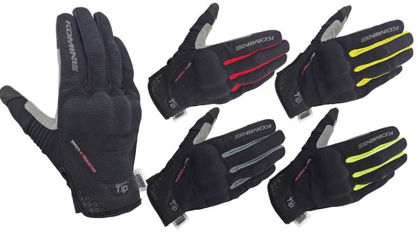 

New arrival Komine GK-183 Protect Mesh Gloves BRAVE Touch Screen Gloves