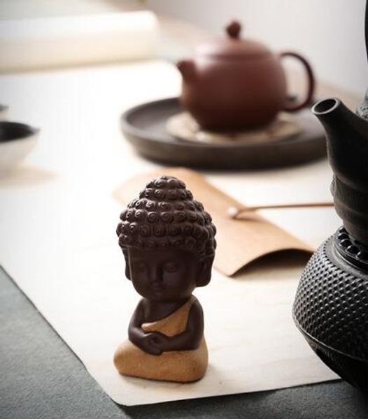 

новое прибытие маленький будда статуя монах фигурка индия мандала чай керамические ремесла главная декоративные украшения миниатюры