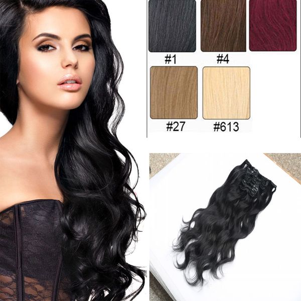 Resika Best Quality Brazilian Virgin Clip In Human Hair Extensions