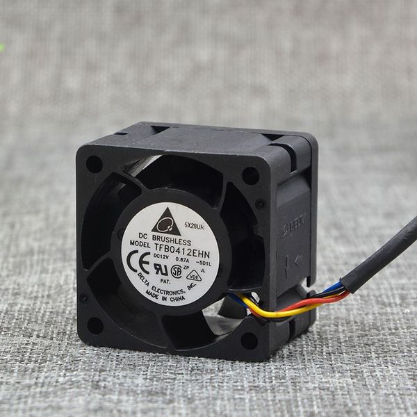 

4028 12v 0.87a 4cm delta tfb0412ehn ultra violent double ball pwm server fan