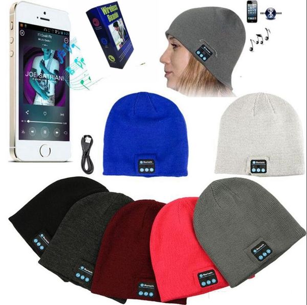 

Bluetooth mu ic beanie hat wirele mart cap head et headphone peaker microphone hand mu ic hat opp bag package