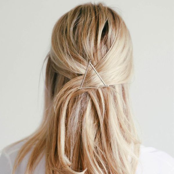 

fashion simple geometric shape edge hair clips & barrettes delicate hair jewelry factory direct supply ing