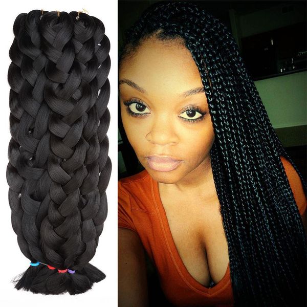 42 Braiding Hair Black Kanekalon Braiding Hair Color Box Braids