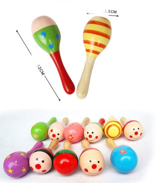 

красочные песок молоток погремушка младенца мини деревянные маракасы ребенок madera музыкальный инструмент детские шейкер детские подарочные