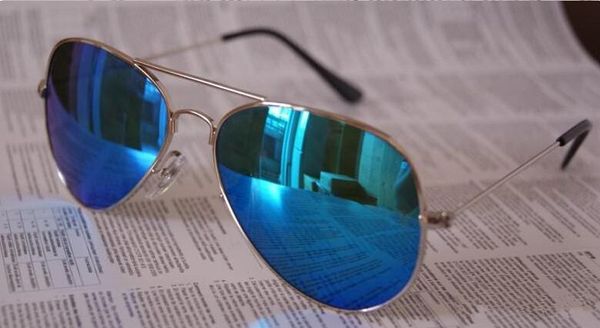 

10pcs/lots women mirror sun glasses holiday high sunglasses classical glasses men designers quality sunglasses ndckq