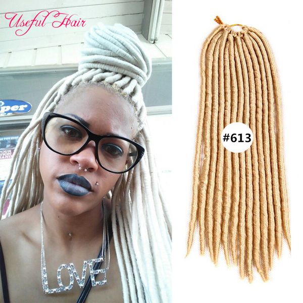 120g / pcs faux locs tranças de crochet syntheitc extensão de cabelo trança trança penteados 14.18inch fauxlocks trançando freeter crochet trança