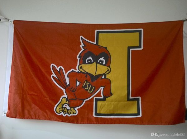 

Iowa State Cyclones Flag 90 x 150 cm Polyester ISU NCAA Stars And Stripes Banner