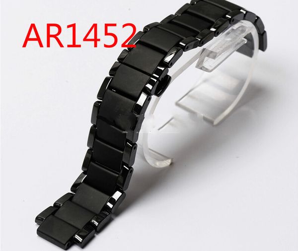 

the new man ar1452 ceramic watchband. delivery, Black;brown