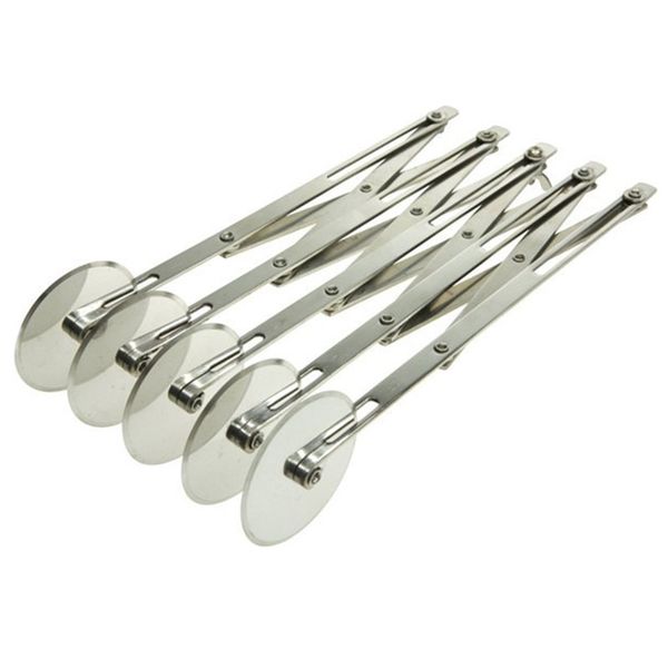 

оптовая продажа-нержавеющая сталь adgustable гибкий 5-колесный pata кондитерский нож колесо резак тесто делитель