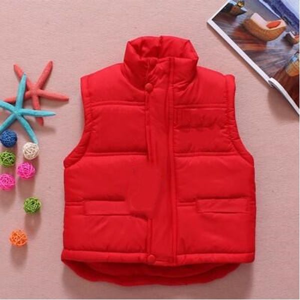 

Розничная зимой дети верхняя одежда пальто мальчиков жилет дети письмо жилет мод