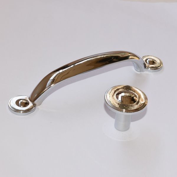 Modern Chrome Furniture Hardware Handles Pull Kitchen Cabinets
