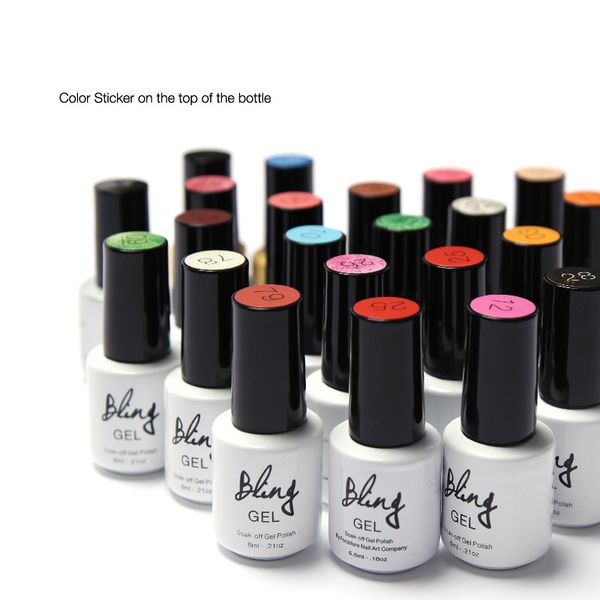 

wholesale- 80 colors bling nail polish change colors uv gel cold changing nice gel nail art design gel lacquer 6ml, Red;pink