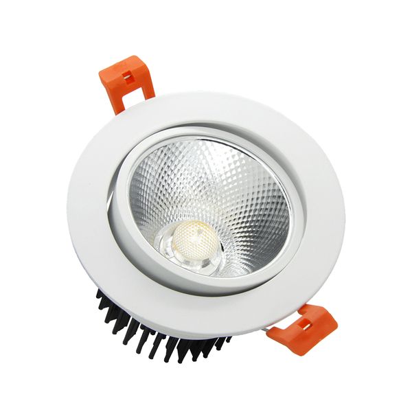 

wholesale- new arrival super gorgeous dimmable led cob downlight 7w/9w/12w/15w/18w recessed ceiling lamp home light with led driver