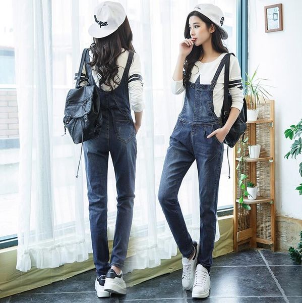 

spring new girl autumn cowboy belt pants loose 13 14 15 16 17 year old high school pants, Black
