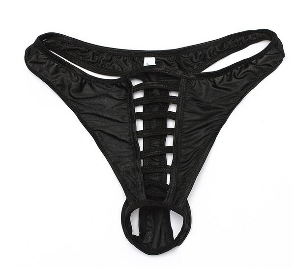 

new wholesale - design mens fashion g-string thongs panties soft underwear shorts 5piece/lot, Black;brown