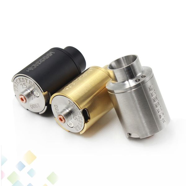 

High quality KENNEDY 25 Trickster RDA 2 POST PEEK Insulator Rebuildable Atomizer 25MM E Cigs Fit 510 E Cigarette DHL Free